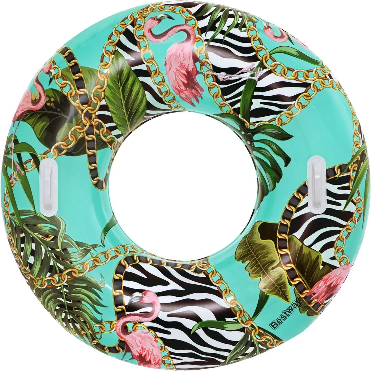Bestway Zwemband Floral Fantasy 114cm - BlauwGroenRoze - afbeelding 4 van 6
