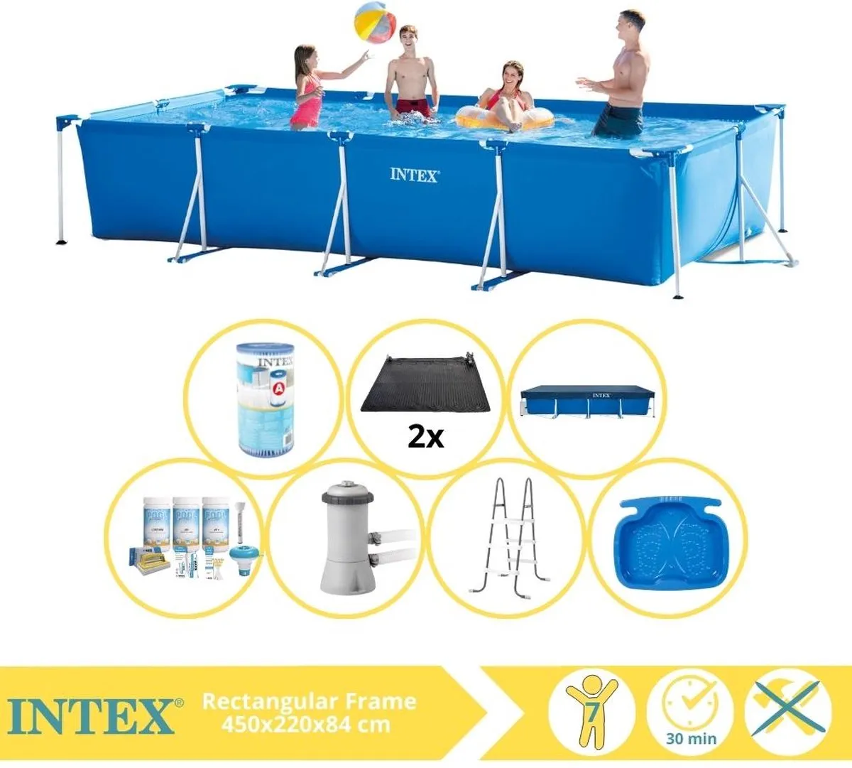 Intex 28273NP Opzetzwembad 450x220x84cm