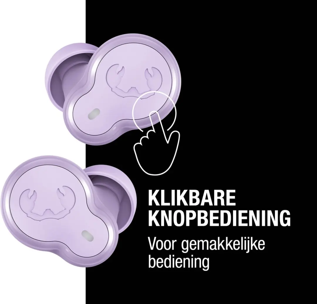 Fresh 'n Rebel Twins Breez Oordopjes - 30 uur - Dreamy Lilac