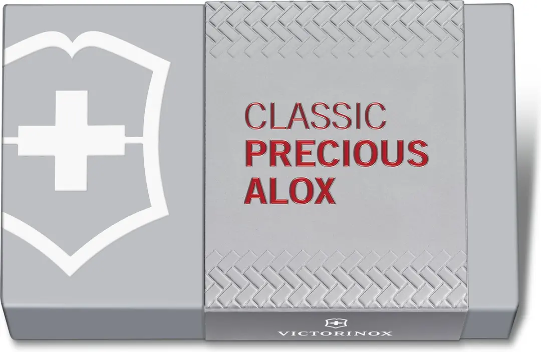 Victorinox Classic Precious Alox Zakmes Iconic Red - 5 Functies
