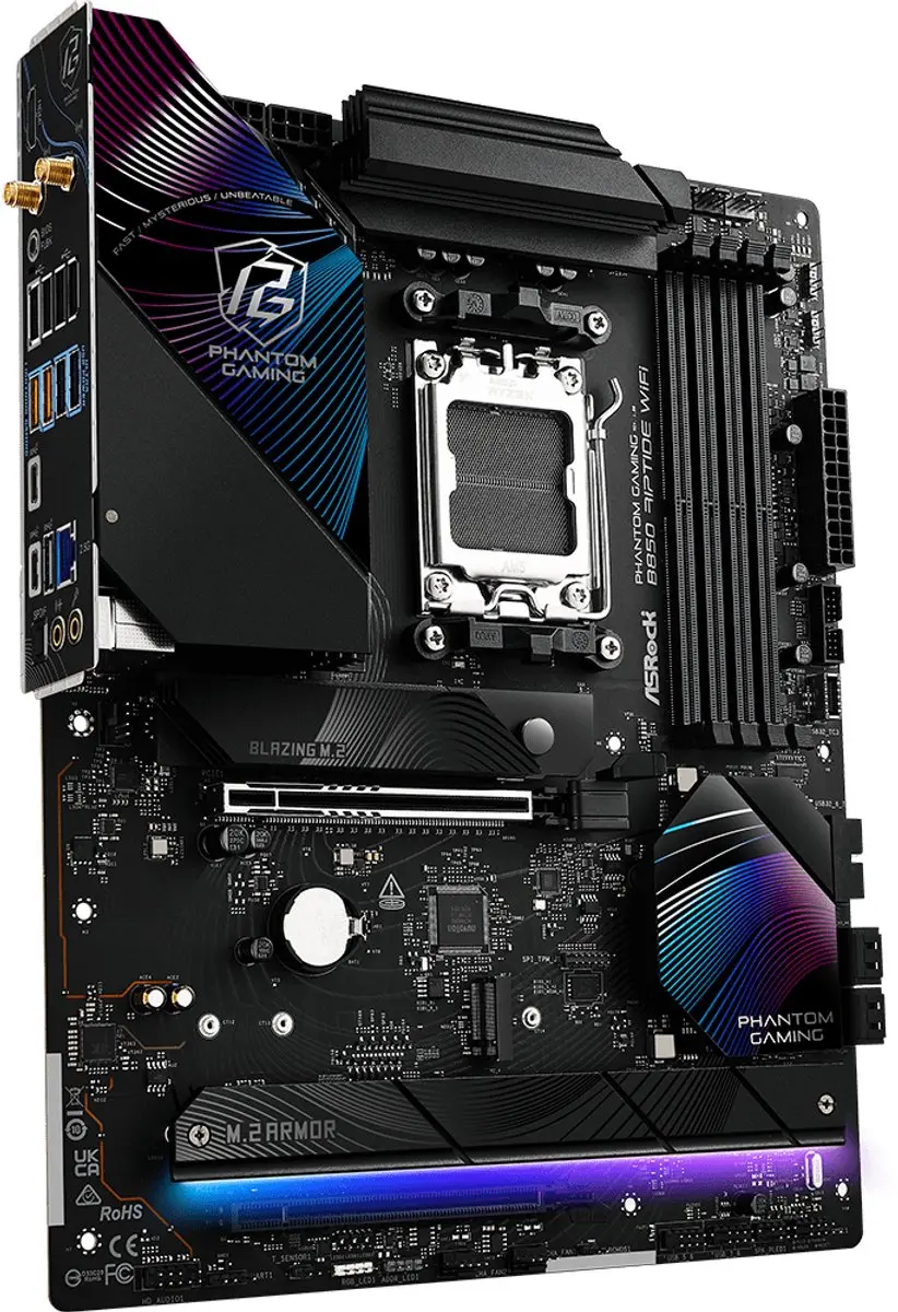 ASRock B850 Riptide WiFi Moederbord - AMD B850 - DDR5 - WiFi - afbeelding 6 van 6