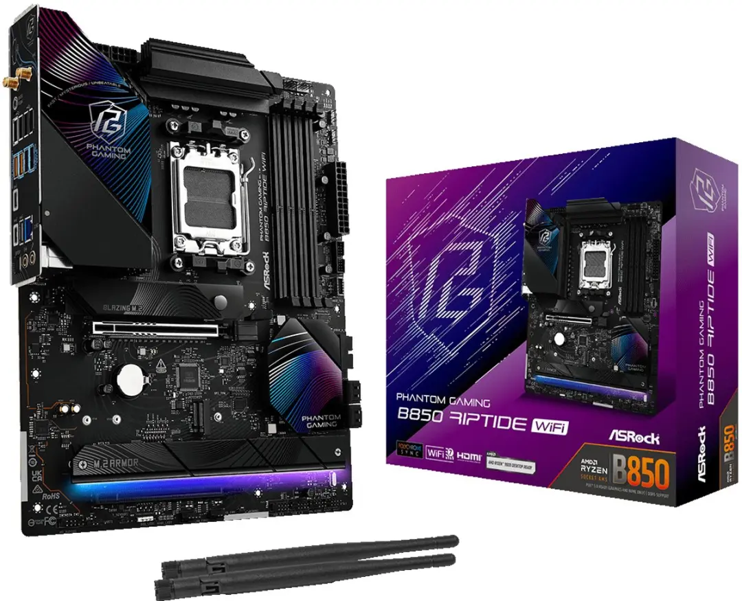 ASRock B850 Riptide WiFi Moederbord