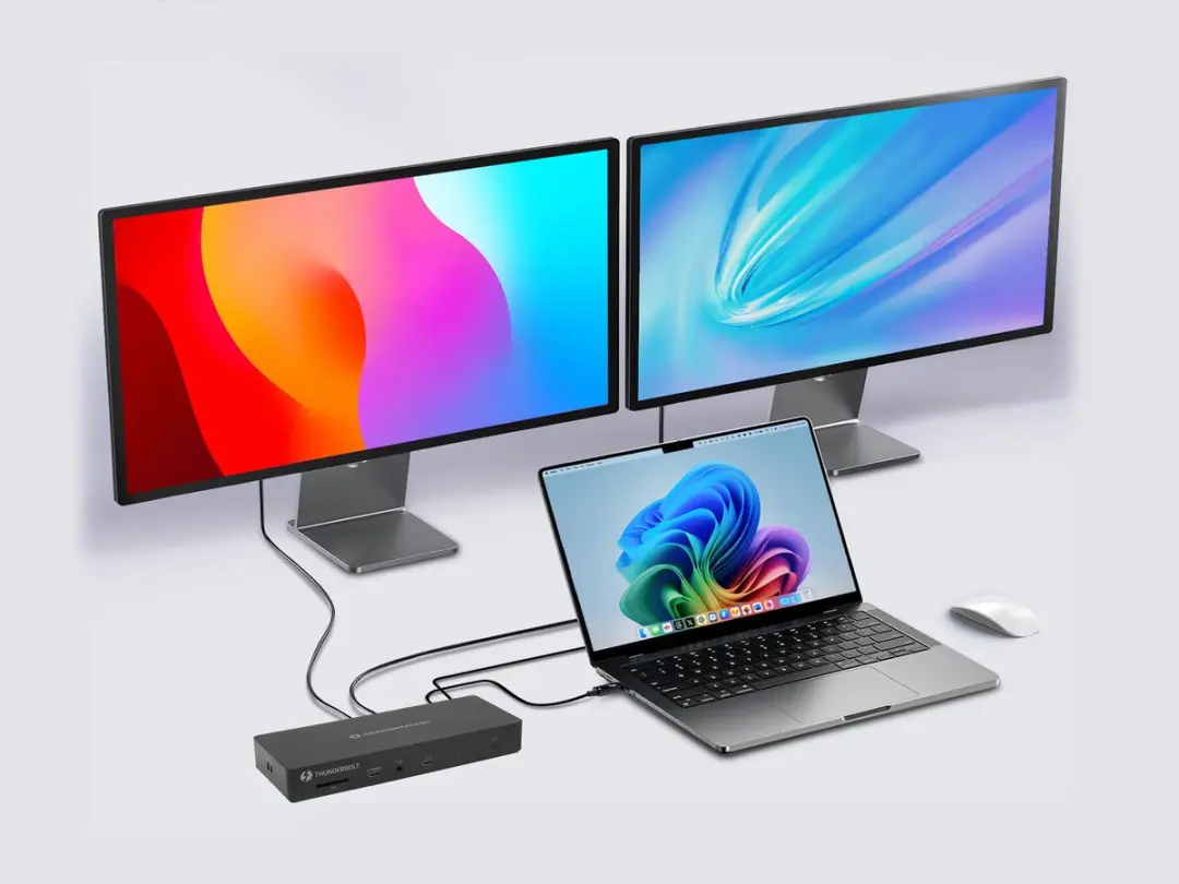 Conceptronic DONN30B Laptopdock Thunderbolt 4 - Zwart