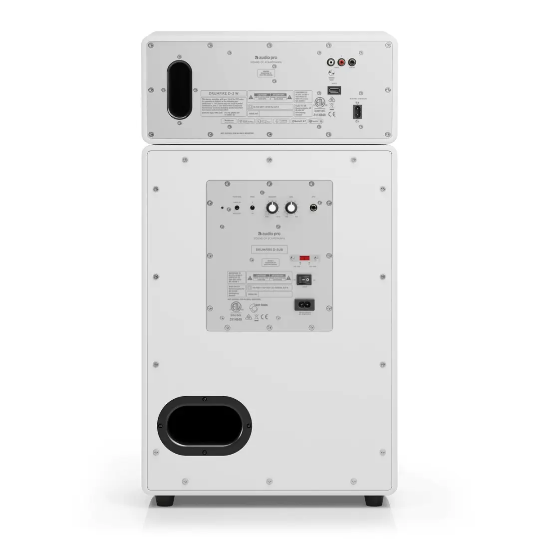 Audio Pro Drumfire II W Actieve Luidspreker - 300W - Wit