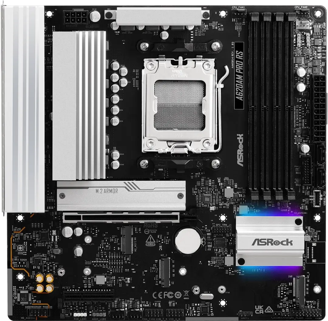ASRock A620AM Pro RS AM5 Micro-ATX - 90-MXBSV0-A0UAYZ