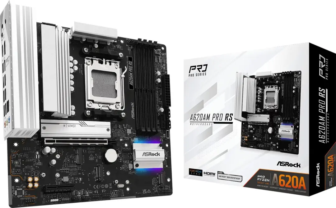 ASRock A620AM Pro RS AM5 Micro-ATX
