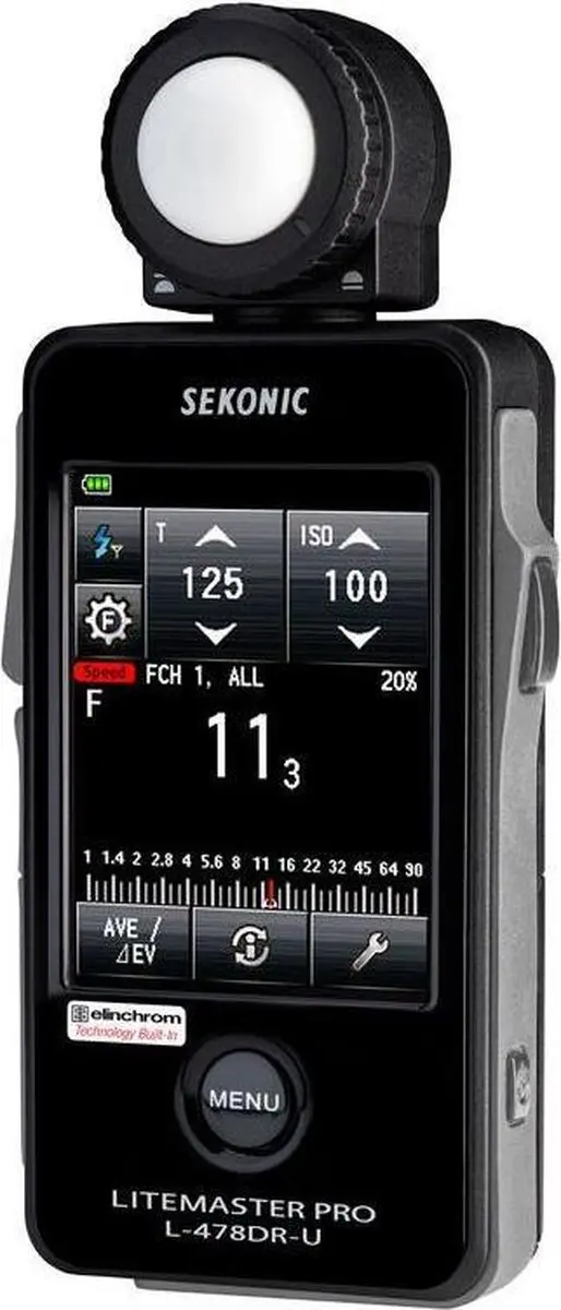 Sekonic Litemaster Pro L-478DR-PX - 2x Li-ion - Zwart