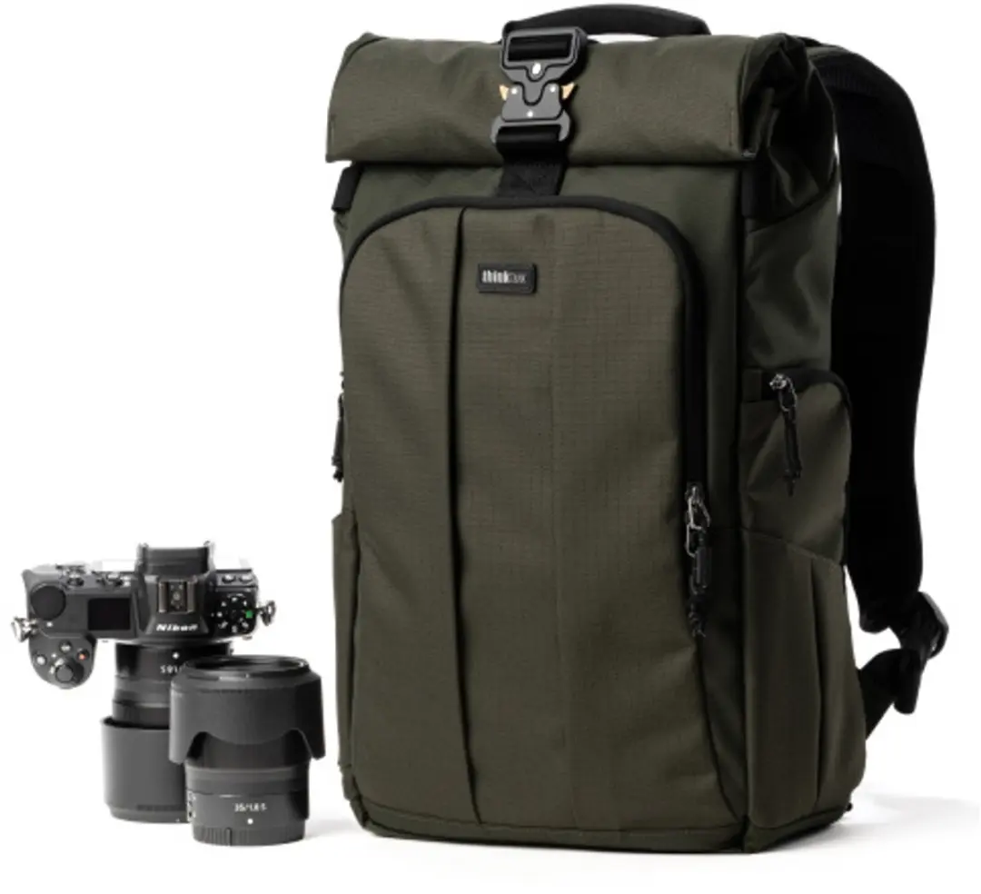 Think Tank FocusPoint 22L Rugzak - 14" - 4 Lenzen - Green