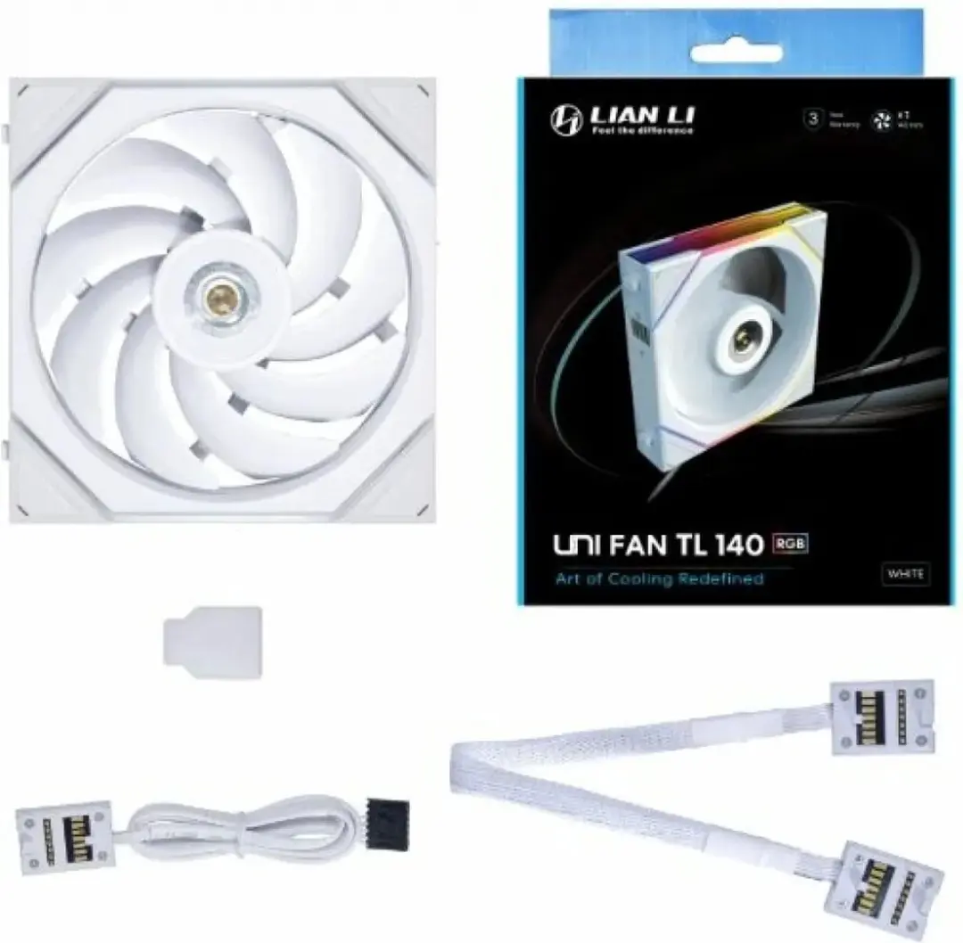 Lian Li Uni Fan TL 140 ARGB Ventilator 140mm - Wit