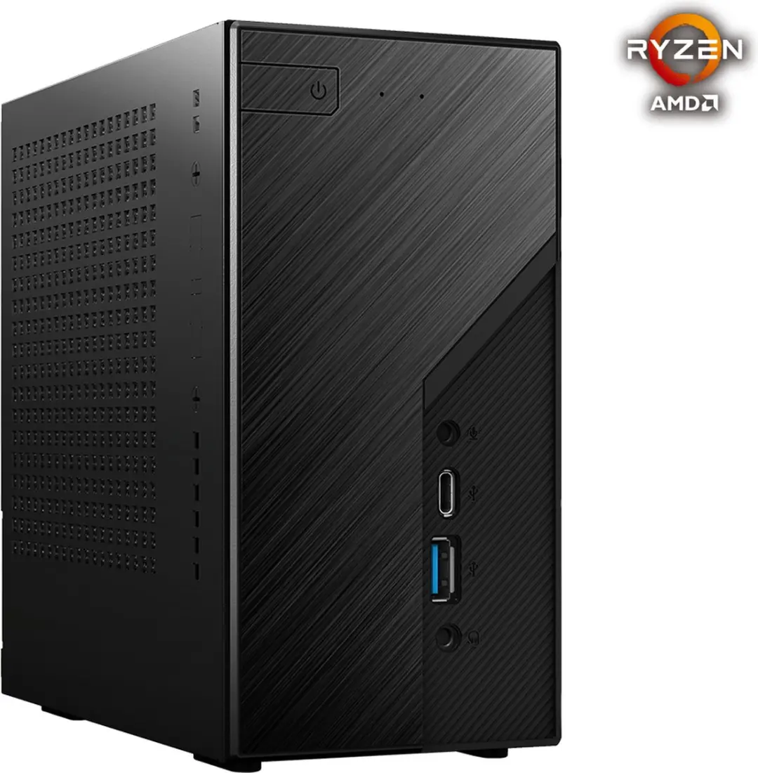 ASRock DeskMini X300 Mini-PC - Zwart