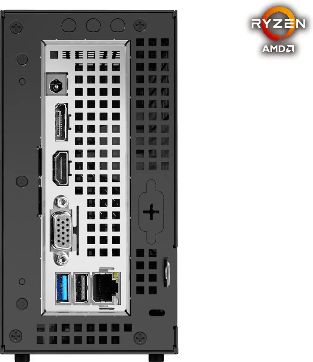 ASRock DeskMini X300 Mini-PC - Zwart
