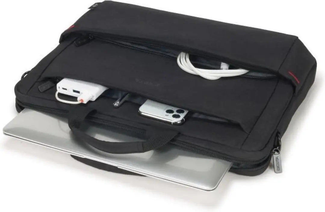 Dicota D31838-RPET Laptoptas 15,6" - Zwart - afbeelding 6 van 6