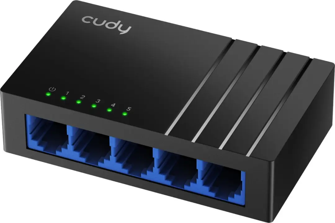 Cudy GS105D Netwerk Switch 5 Poorten - Zwart