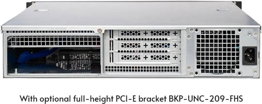 Chieftec UNC-209S-B-OP Rackbehuizing - Zwart