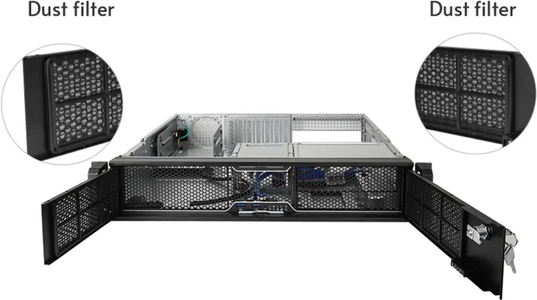 Chieftec UNC-209S-B-OP Rackbehuizing