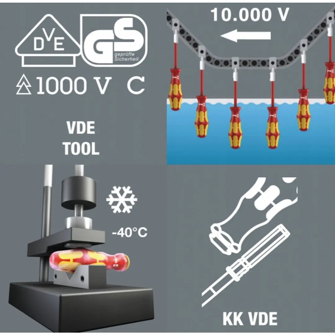 Wera VDE 05003404001 Verwisselbare Bit Plat 5,5mm - SL