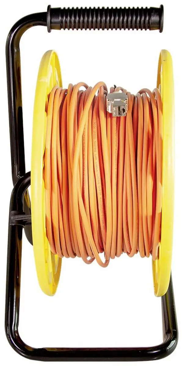Cat 7A S/FTP Netwerkkabel 90m - Oranje