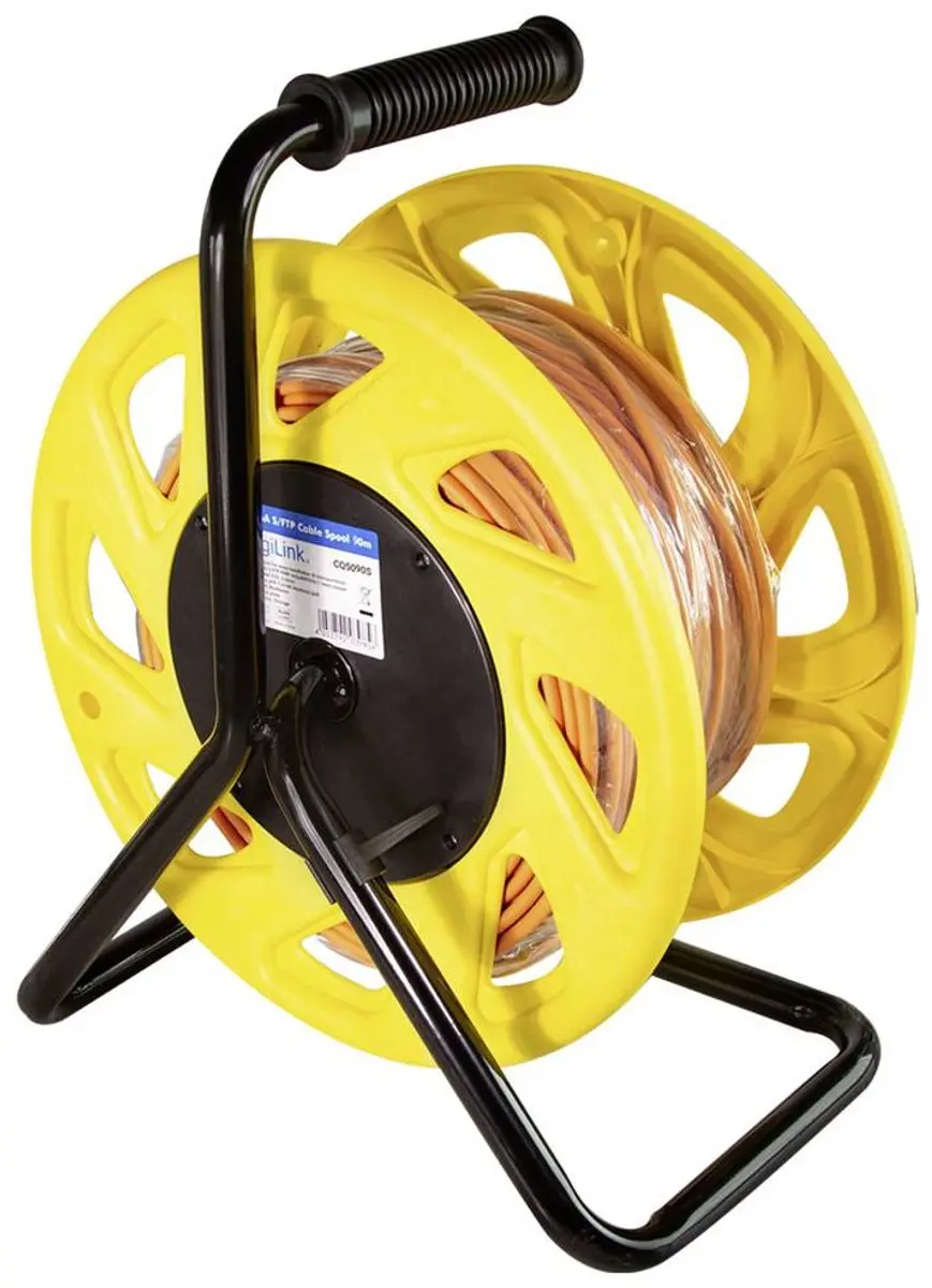 Cat 7A S/FTP Netwerkkabel 90m - Oranje