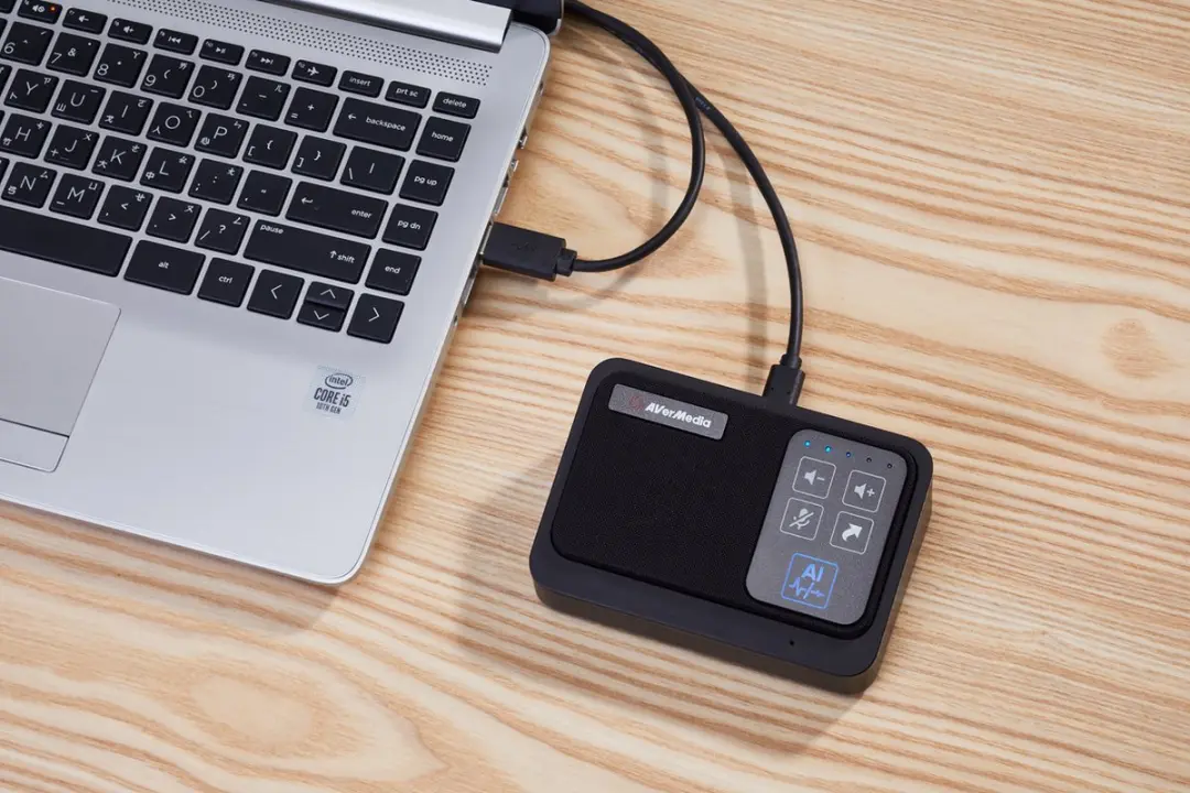 AVerMedia AS311 USB Vergaderluidsprekertelefoon - Zwart