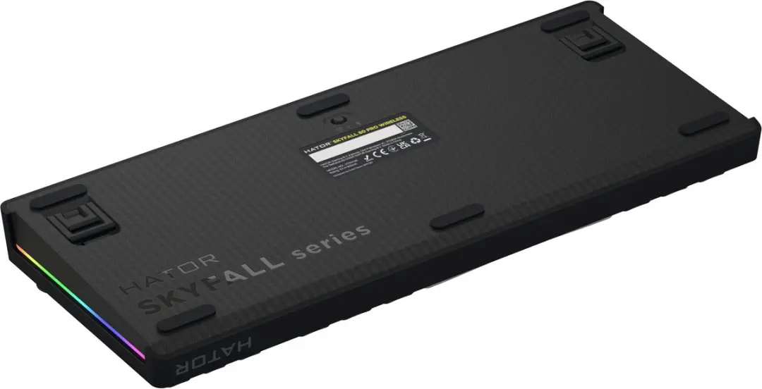 HATOR Skyfall Pro HTK4180 Gaming Toetsenbord - 80 Toetsen - Zwart/Grijs