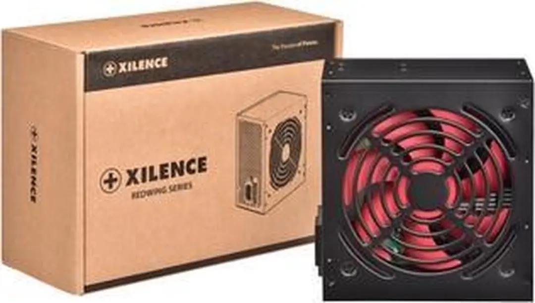 Xilence XP400R7 Voeding 400W - ATX 20+4 pin - Zwart/Rood