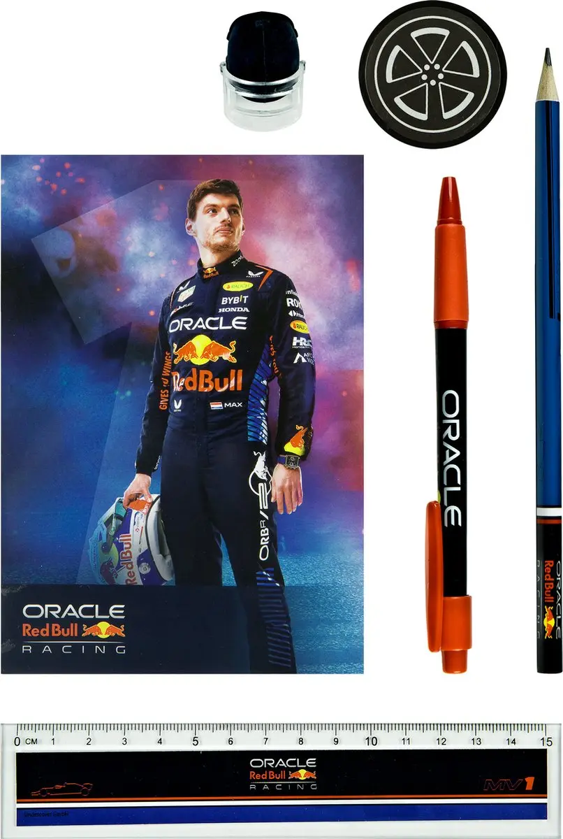 Max Verstappen Schrijfset in Etui - Multicolor