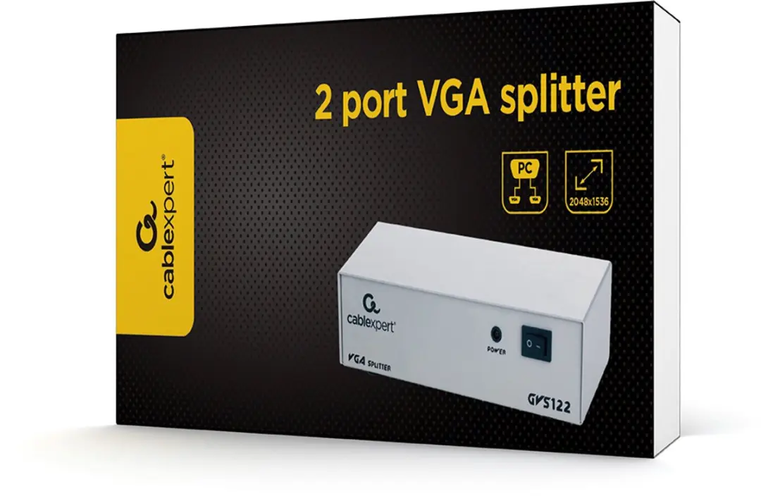 Cablexpert VGA Splitter GVS122 - Actief 1 naar 2