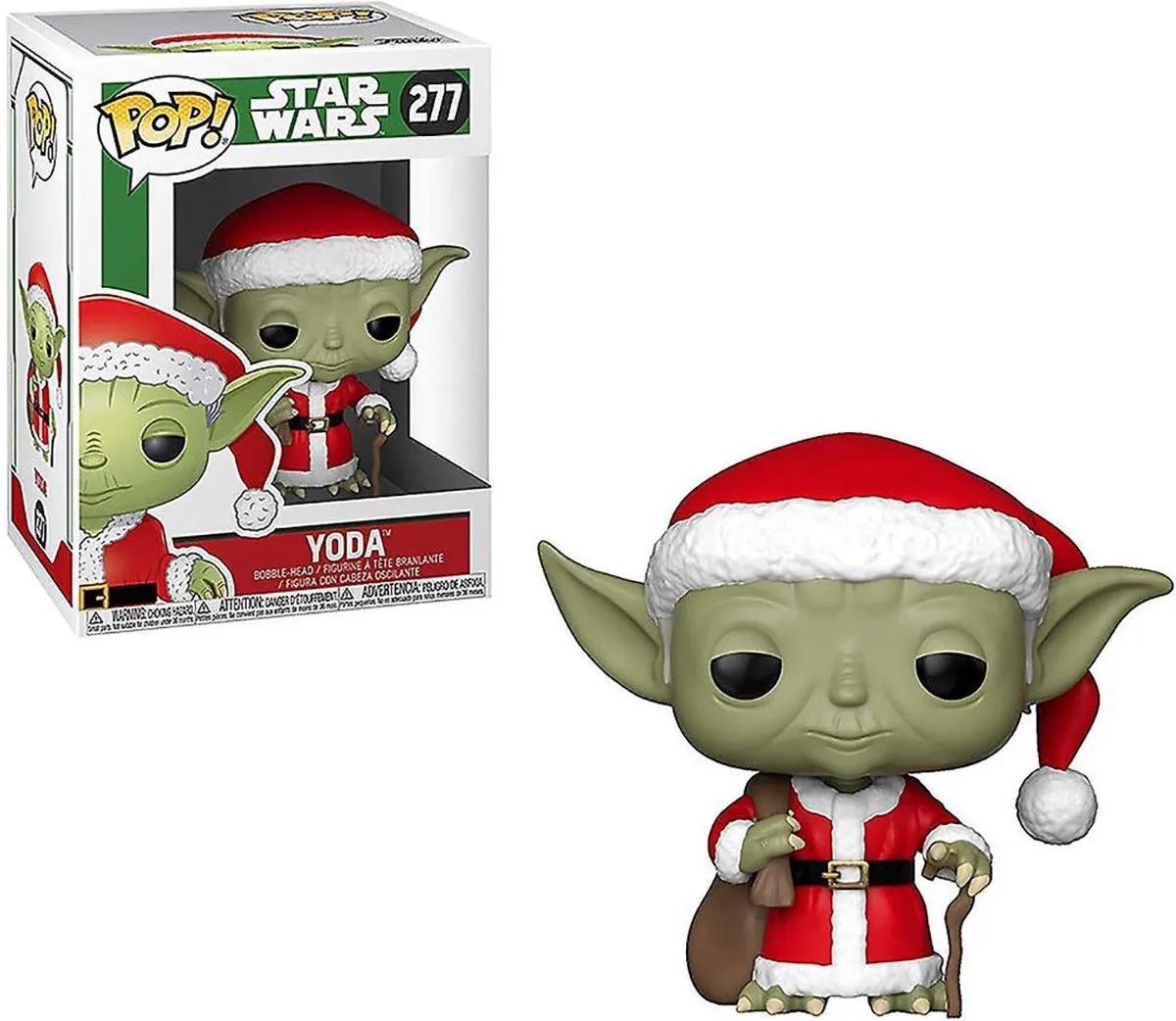 Funko Pop Star Wars Holiday Yoda #277 - Multi