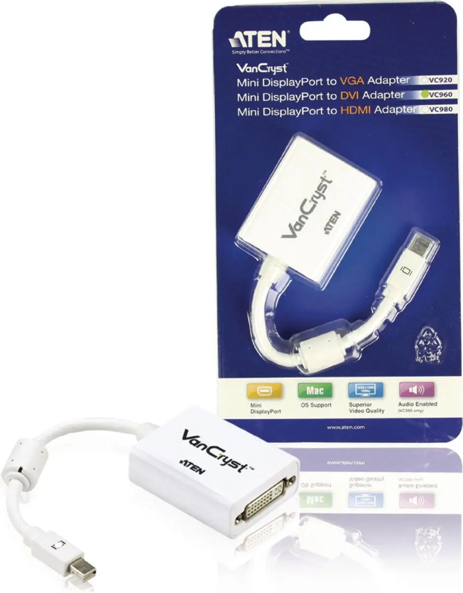 Aten AT-VC960 Mini DisplayPort naar DVI Adapter