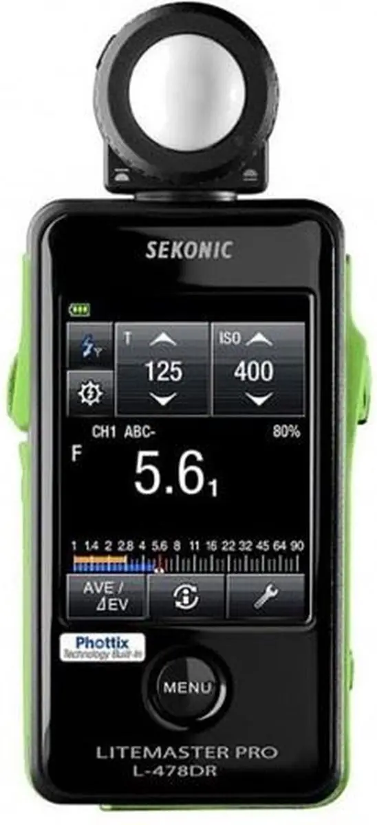 Sekonic L-478DR-PX Lichtmeter - Profoto A1X/A1 Oplader