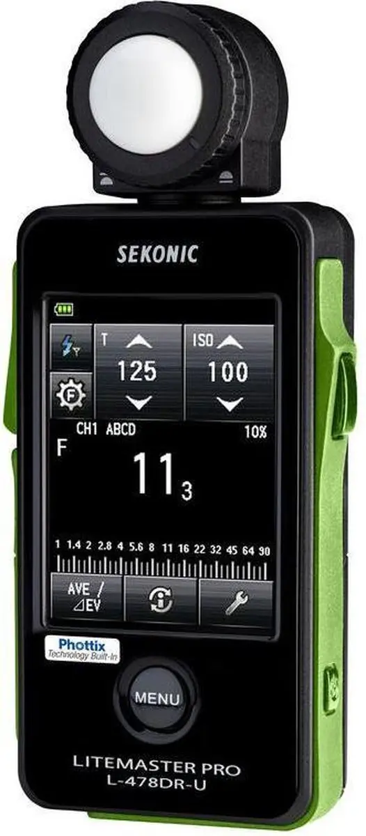 Sekonic L-478DR-PX Lichtmeter - Profoto A1X/A1 Oplader