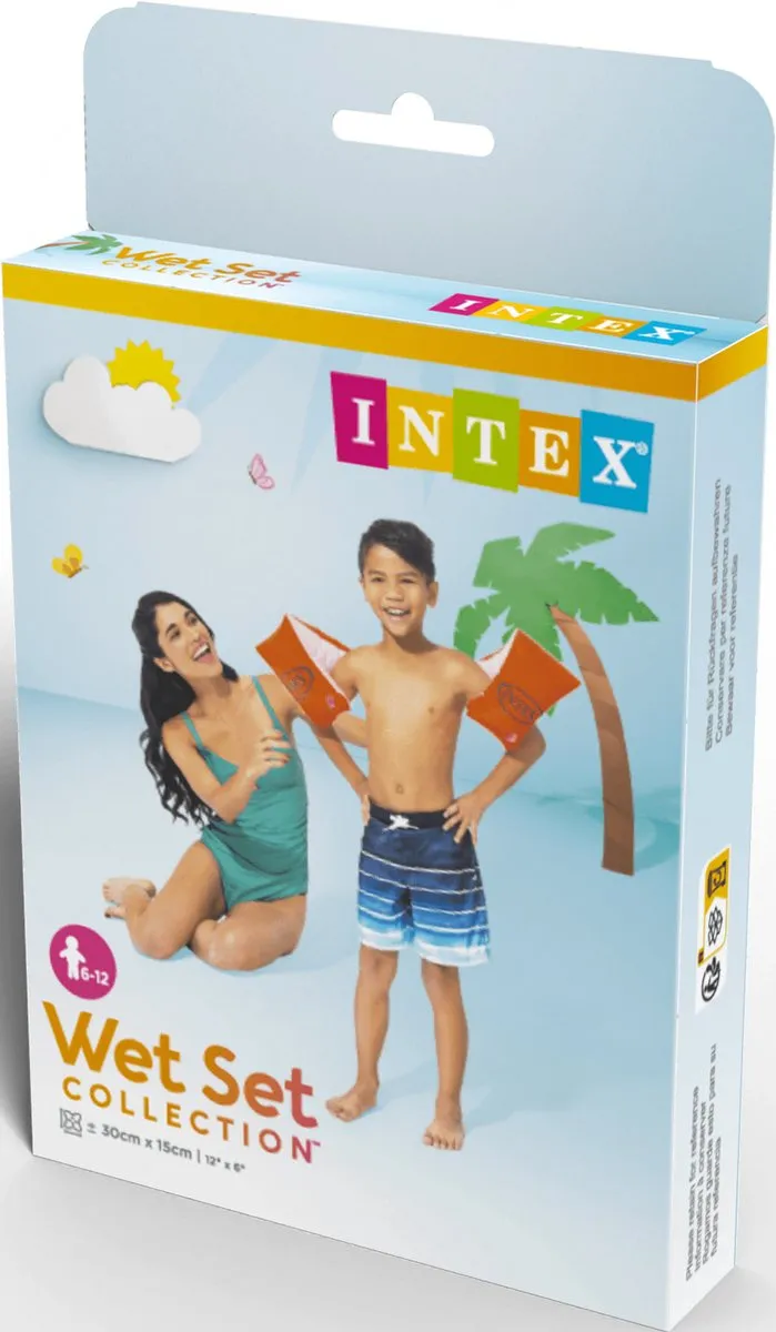Intex Large Deluxe Zwemarmbandjes 30-60kg - Oranje