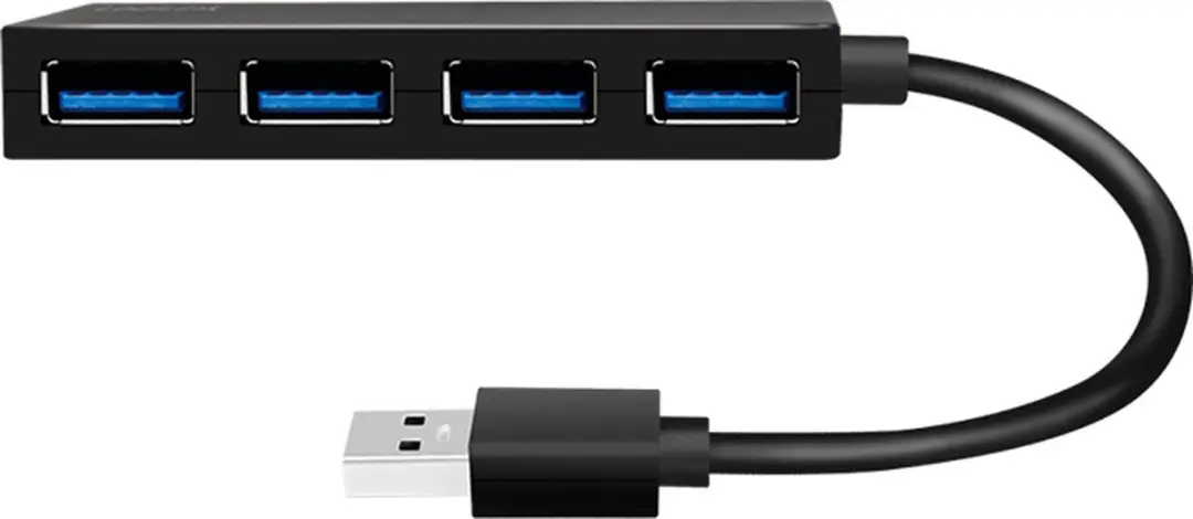 Logilink UA0396 USB-hub 4 Poorten USB 3.2 Gen1 - Zwart - afbeelding 6 van 6