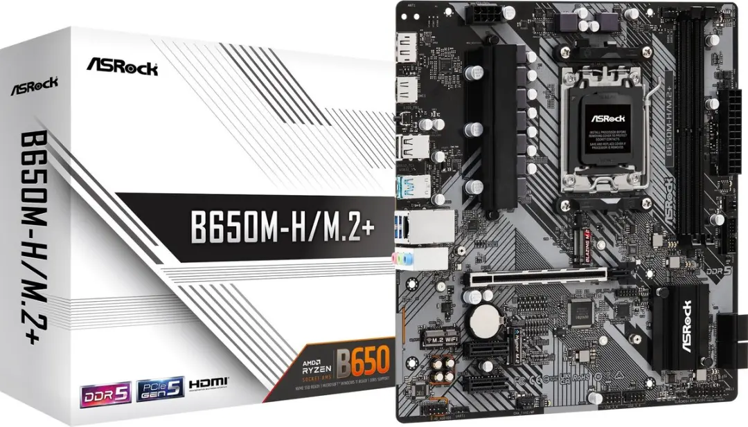 ASRock B650M-H/M.2+ Moederbord