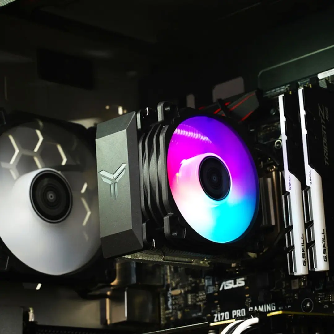 Jonsbo CR-1200E RGB Processorkoeler 95W - 90mm - afbeelding 6 van 6