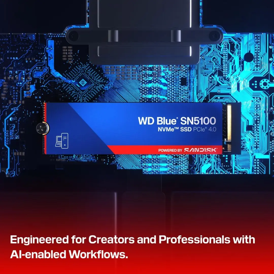 SanDisk WD Blue SN5100 4TB NVMe SSD - WDS400T5B0E