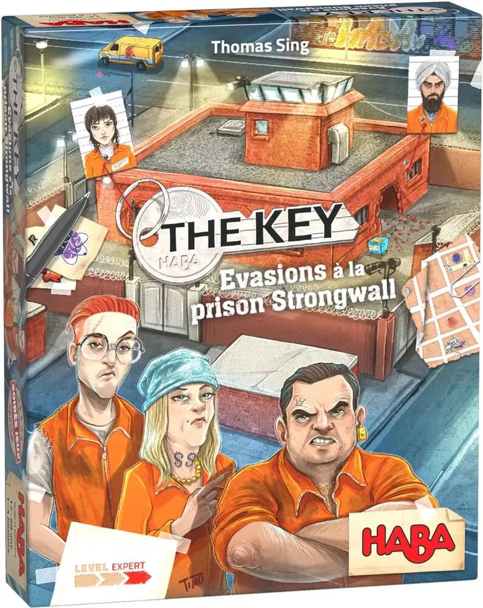 Haba The Key Vlucht uit Strongwall Prison Strategie - 4 Spelers