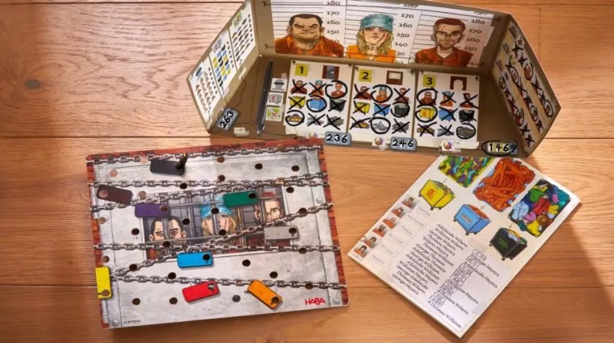 Haba The Key Vlucht uit Strongwall Prison Strategie - 4 Spelers
