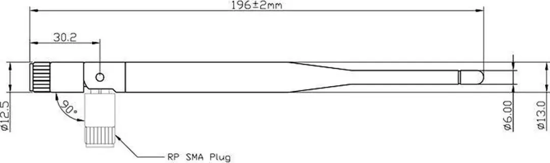 Delock - Modem/Router Antenne 5 dBi