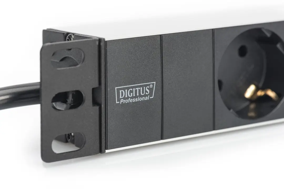Digitus DN-95411 Patchkast Stekkerdoos 10 inch - 3x 4000W Zwart