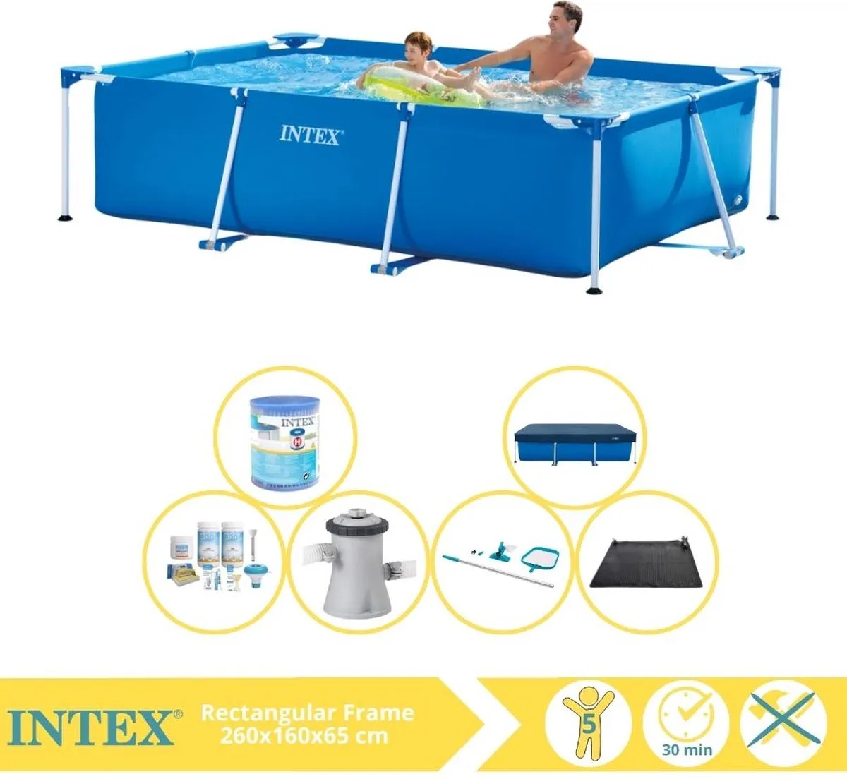 Intex 28271NP Opzetzwembad 260x160x65cm