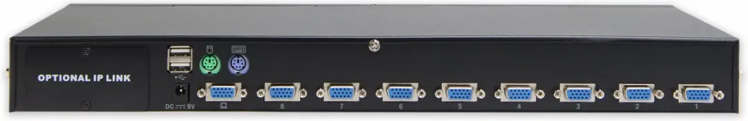 Digitus DS-23200-2 KVM-switch - Rackmontage - Zwart