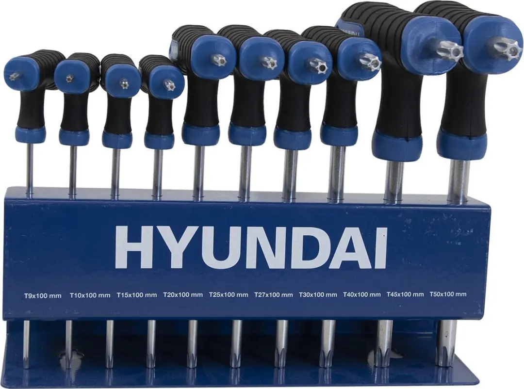 Hyundai T-greep Torxsleutelset 10-delig T9-T50
