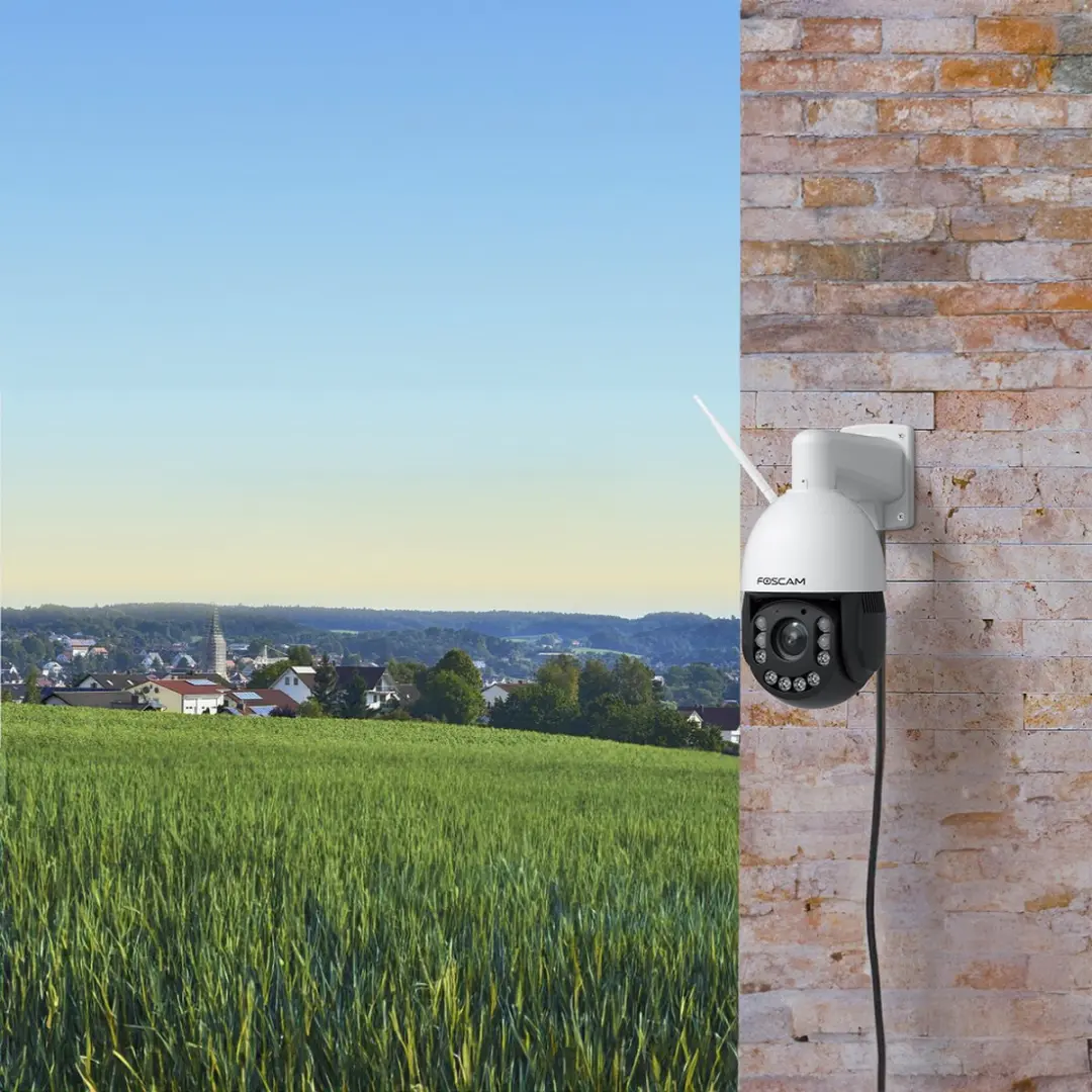 Foscam SD4H Buitencamera 2K - PTZ Nachtzicht 200m - Dual-Band WiFi - Wit