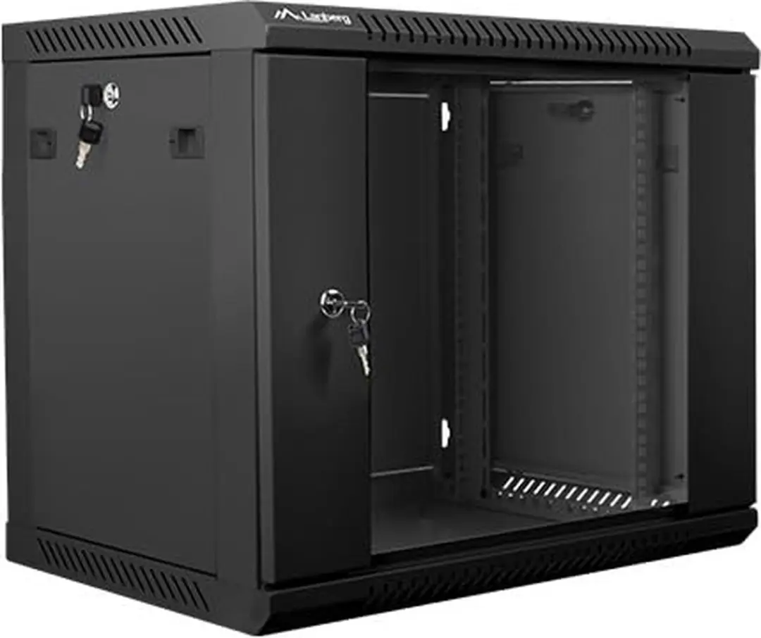 Lanberg WF01-6409-10B Serverbehuizing 9U 19" Wandkast - Zwart
