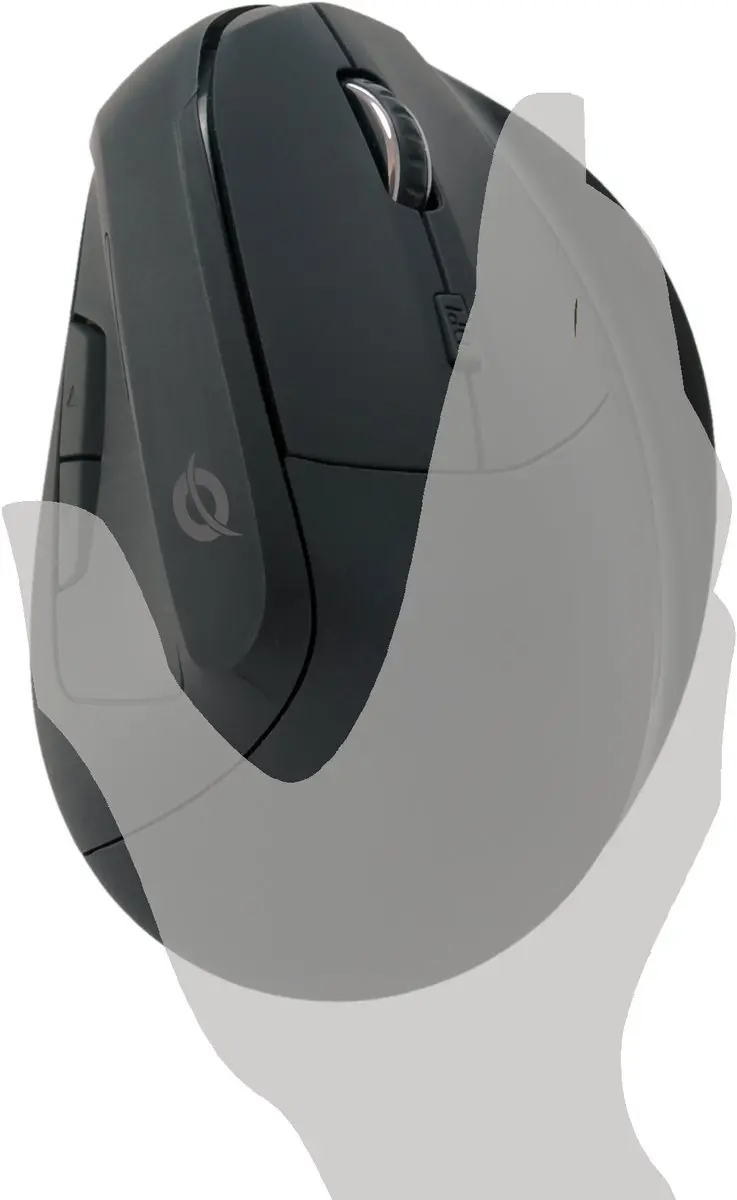 Conceptronic LORCAN03B Bluetooth Muis - 1600 DPI - Zwart