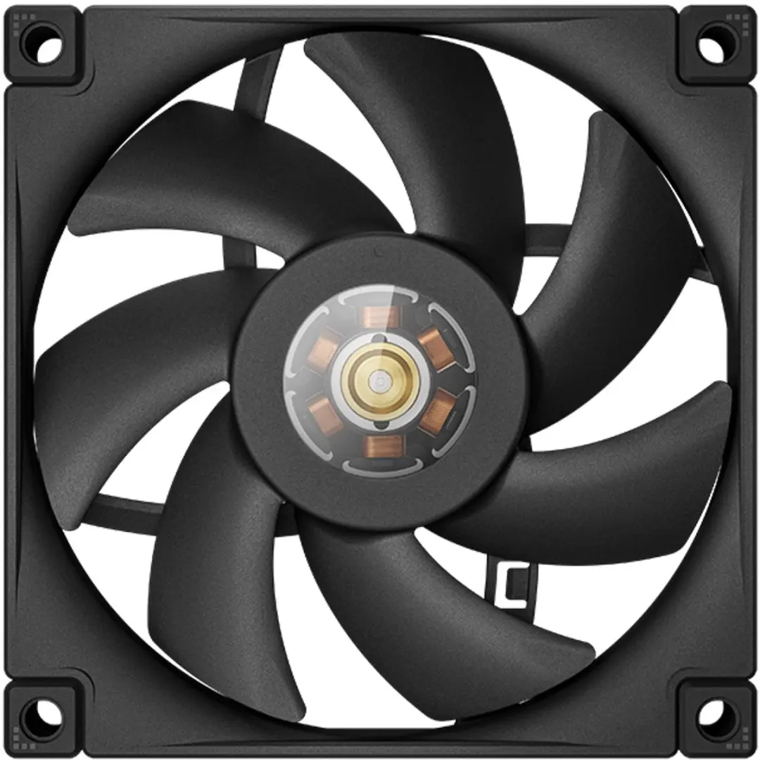 DeepCool FT9 SLIM 92mm FDB Ventilator - Transparant centrum - Witte LED