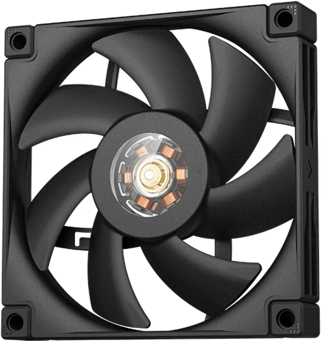 DeepCool FT9 SLIM 92mm FDB Ventilator - Transparant centrum - Witte LED