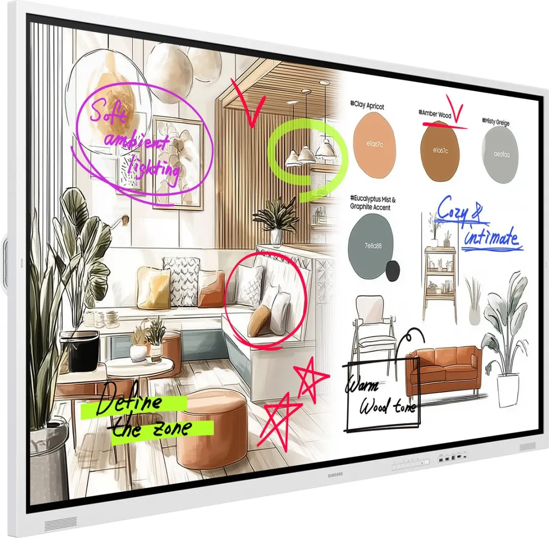 Samsung WM85FX Digitale Signage 85" LED 4K - Grijs/Wit Touchscreen - afbeelding 6 van 6