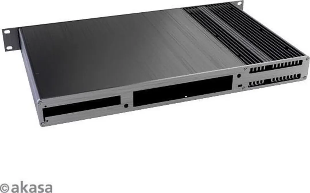 Akasa 1U Galileo TX Mini ITX Behuizing - Fanless - 4x 2.5 SSD
